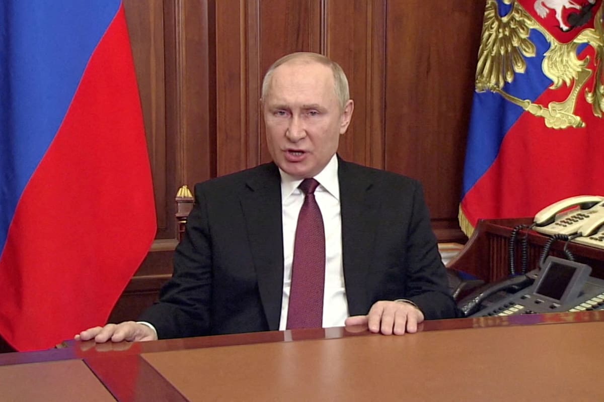 Rusia y Ucrania: "Los riesgos en seguridad eran tan grandes que era imposible reaccionar de otra manera", dice Vladimir Putin