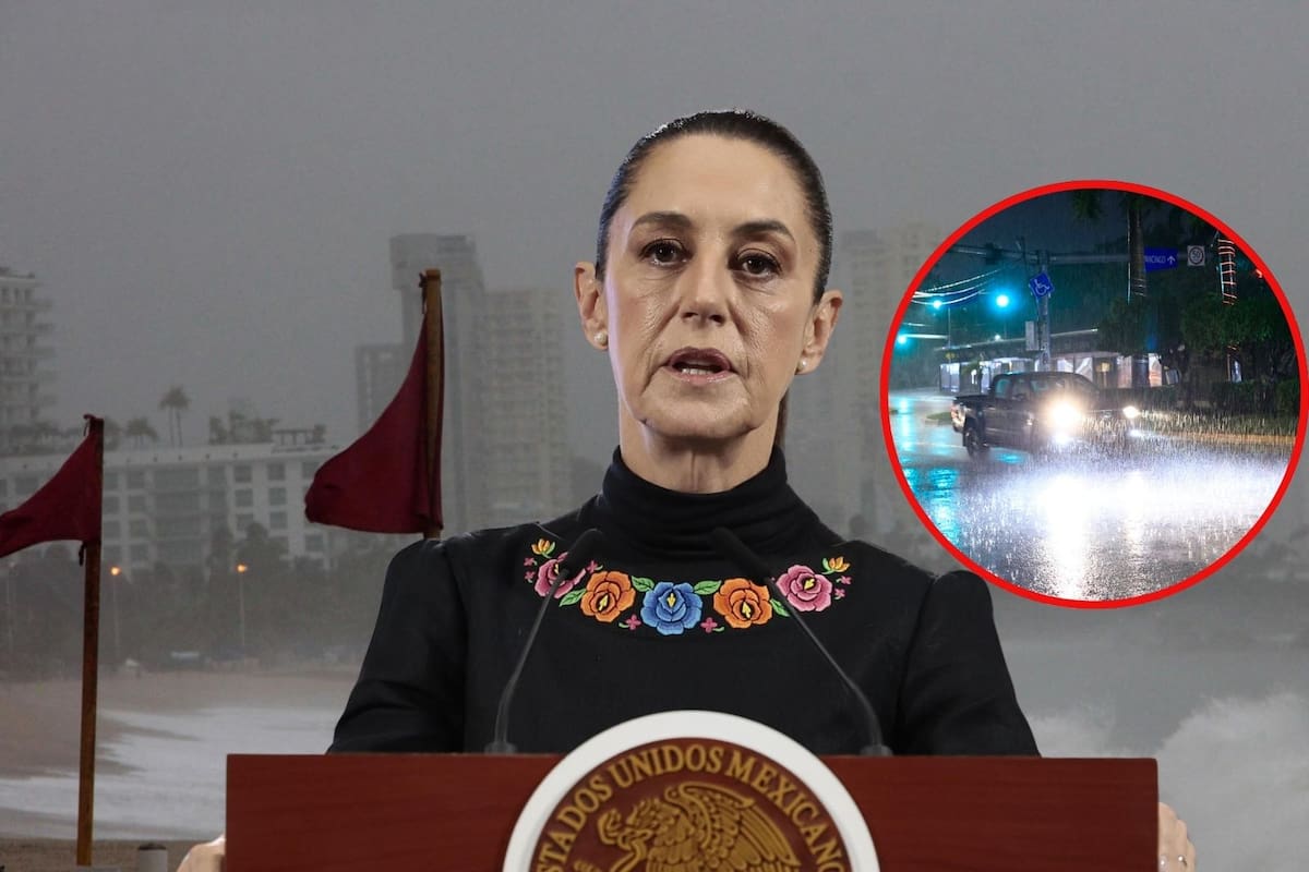 Sheinbaum visitará hoy zonas más afectadas por huracán Erick en Oaxaca; confirma muerte de un niño en Guerrero