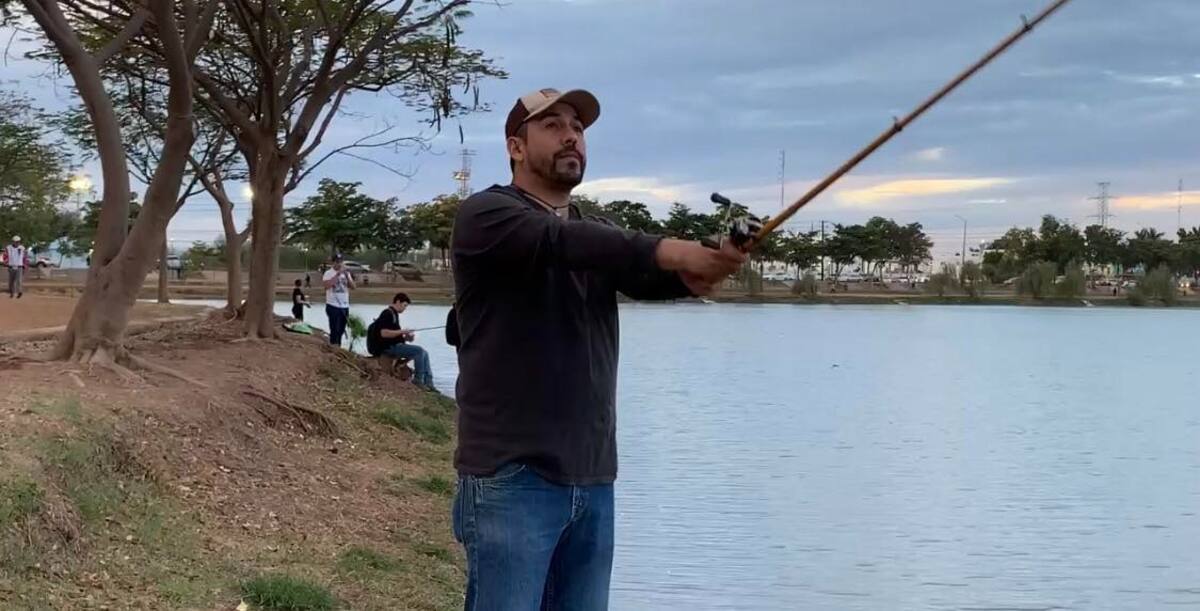 Pesca deportiva en la Laguna del Náinari. Foto: Especial