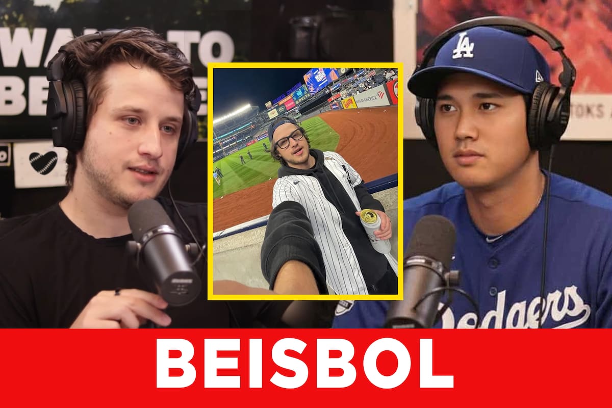El youtuber Roberto Mtz está enamorado... del beisbol: el influencer redescubrió al “rey de los deportes” y aún no decide cuál es su equipo favorito