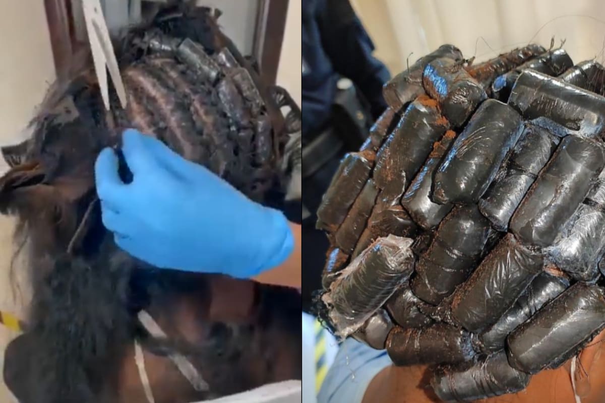 En Panamá, detienen a dos mujeres con “narcopelucas”; iban con rumbo a España