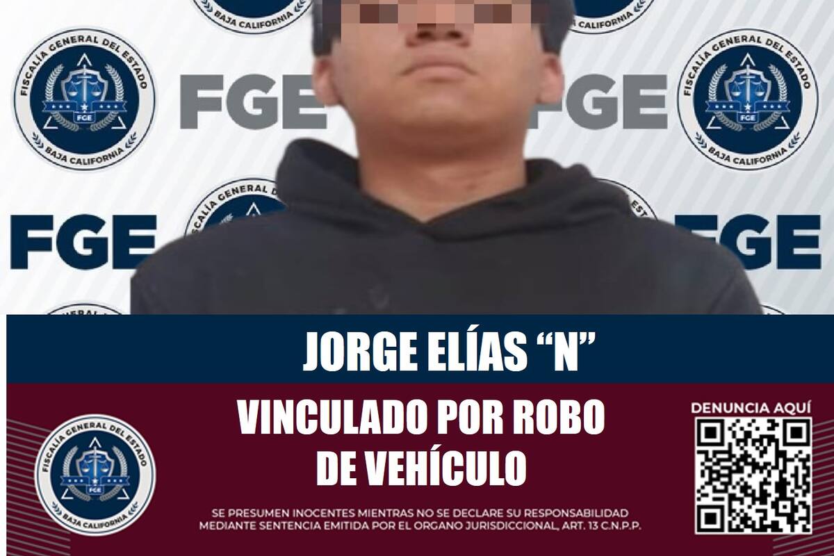 Prisión preventiva a sujeto por robo de vehículo