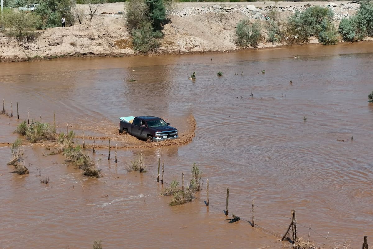 Llaman a evitar cruzar ríos y arroyos que vengan crecidos