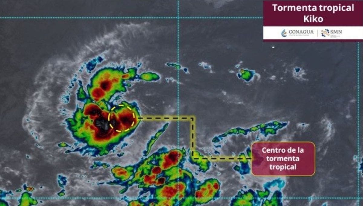 El Centro Nacional de Huracanes prevé que el sistema se fortalezca gradualmente y alcance la categoría de huracán para el martes.