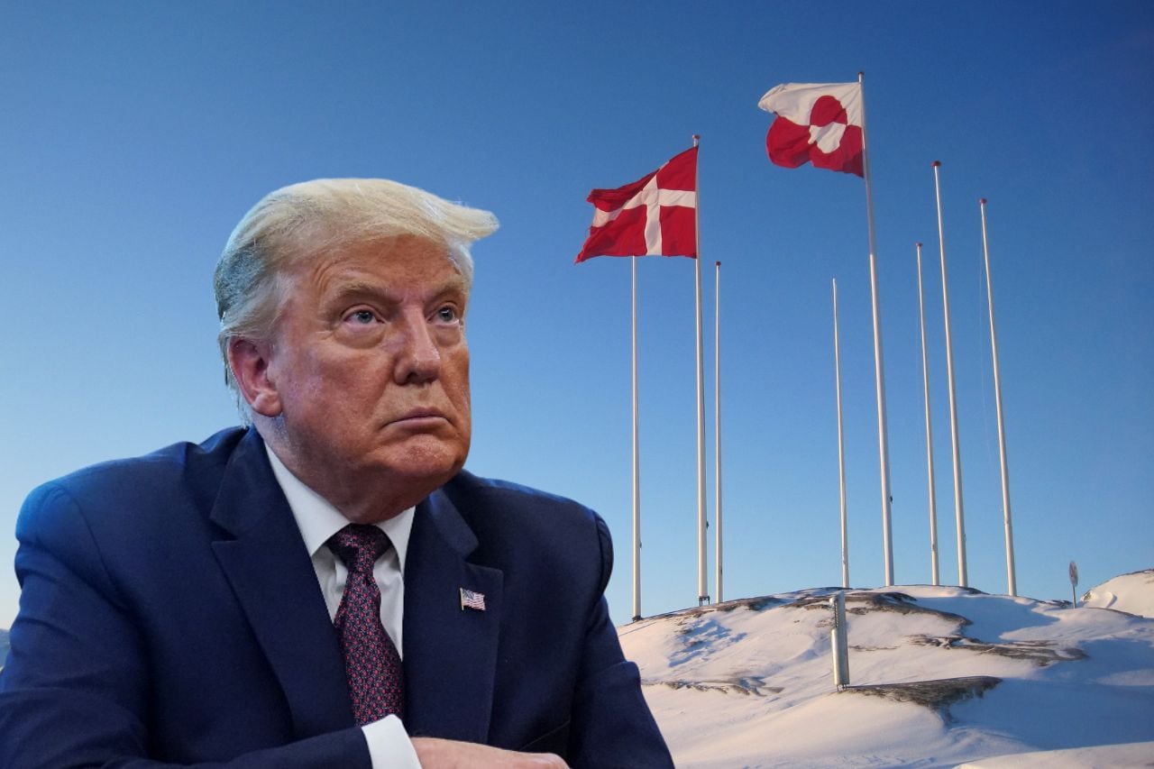 Este movimiento refleja el interés persistente de Trump en la vasta isla ártica. | Crédito: canva y REUTERS