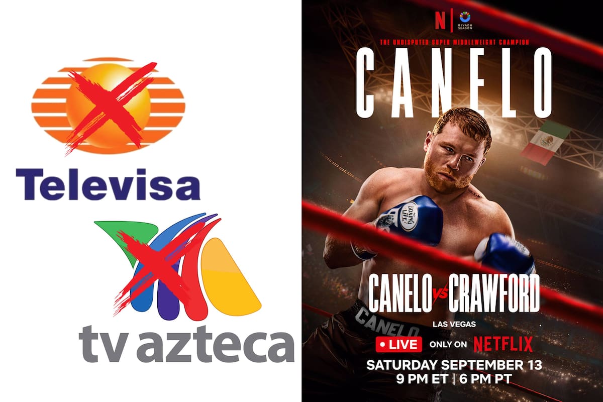 ¡Ni Televisa ni TV Azteca! ‘Canelo’ se molesta porque sus fans estarán obligados a pagar Netflix para ver su pelea