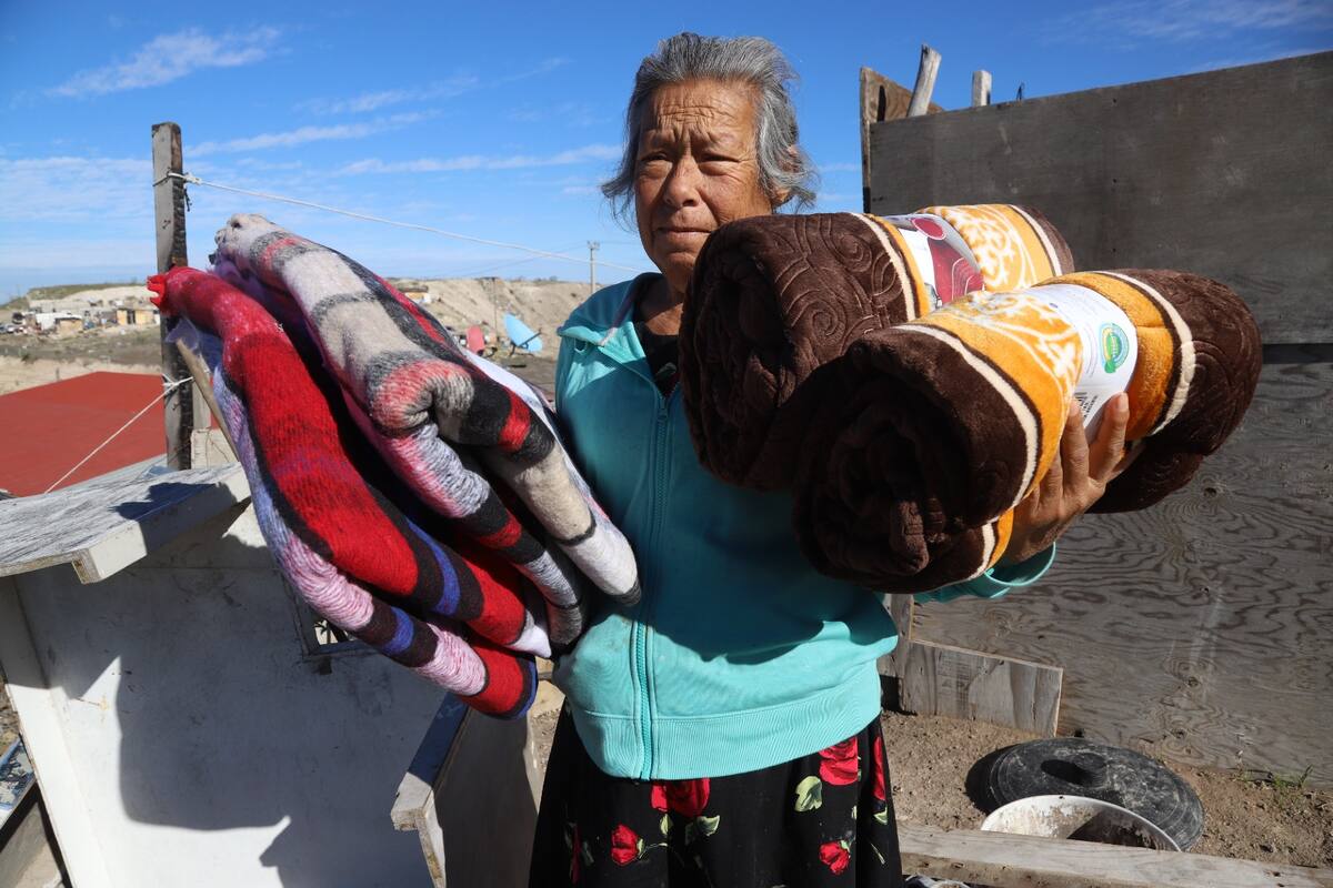 Agradece Rita tener cobijo para resguardarse del frío