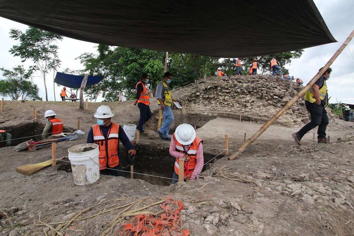 México recupera objetos patrimoniales en obra del Tren Maya