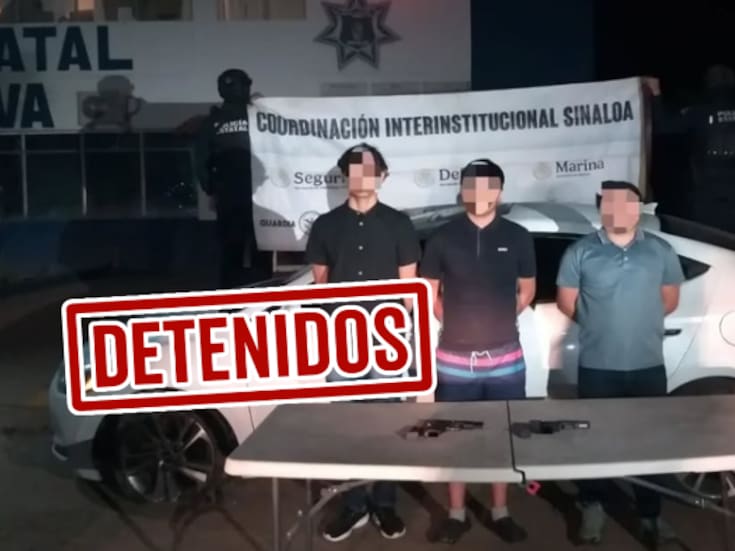 Aseguran armamento militar mientras que detienen a 3 civiles en Sinaloa