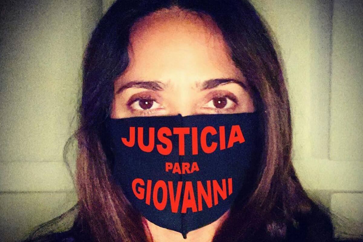 Salma pide justicia por Giovanni López