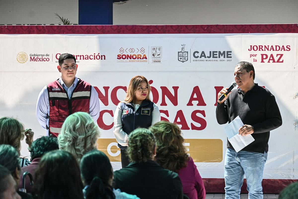 Feria de la Paz acerca programas y trámites a Pueblo Yaqui