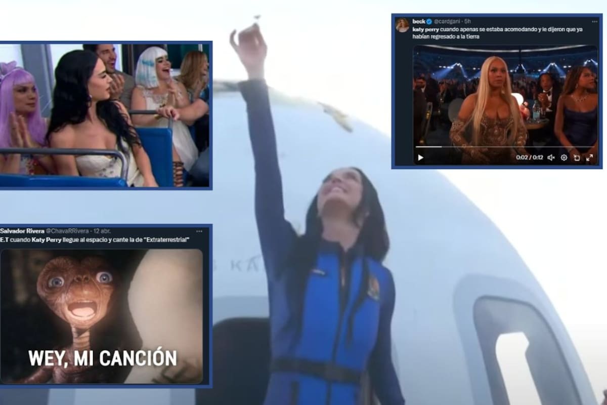 “De Venga la Alegría al espacio”: Los mejores memes de Katy Perry en la misión espacial de Blue Origin