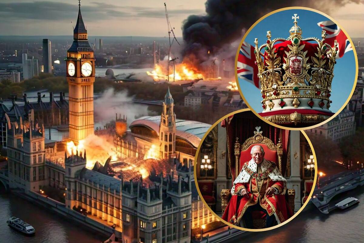 Rey Carlos III y la situación de violencia en Inglaterra