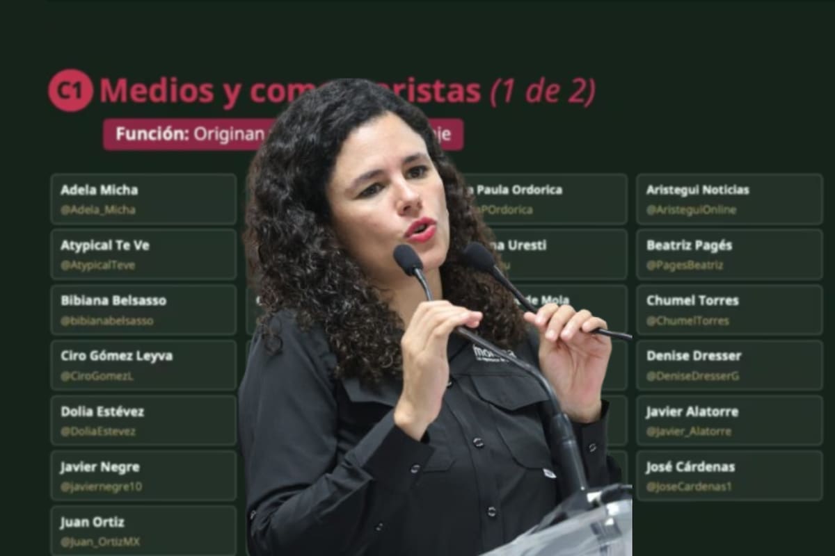 Luisa María Alcalde negó que exista “lista negra” de periodistas y aclara que es un “análisis digital”