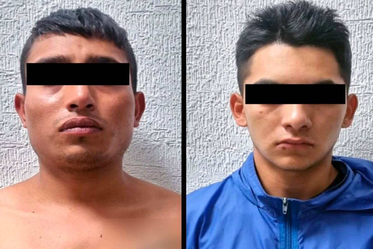 Detienen a dos por extorsionar a transportistas en Edomex