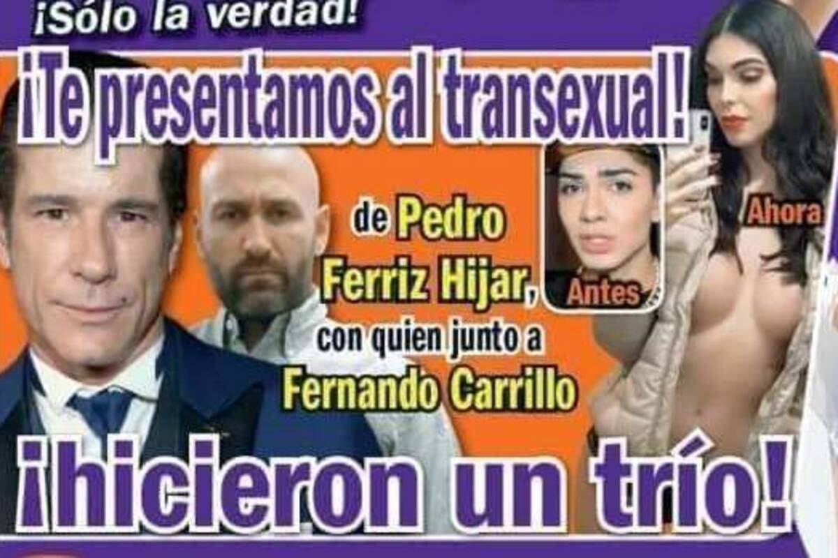 Pedro Ferriz Hijar dice que AMLO está detrás de TV Notas y las publicaciones de su trío con transgénero y Fernando Carillo
