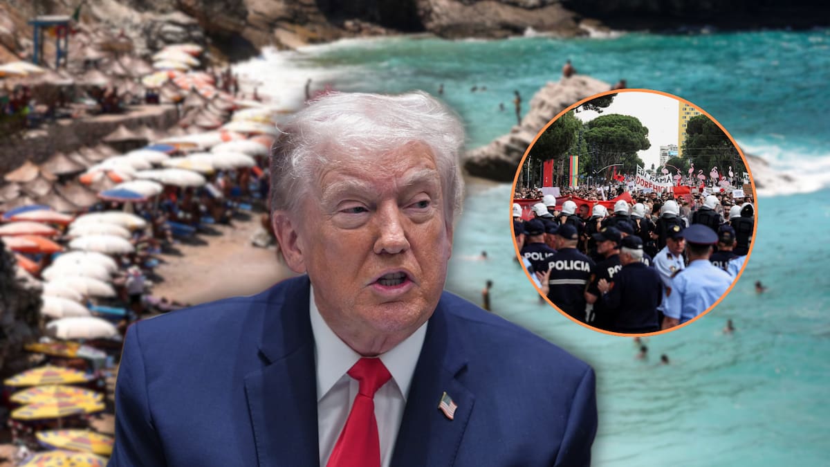 Miles protestan en Albania contra proyectos turísticos de la familia de Donald Trump, al advertir daños ambientales irreversible y acusar al gobierno de priorizar inversiones millonarias sobre la protección del territorio