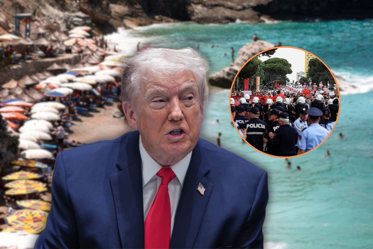 Miles protestan en Albania contra proyectos turísticos de la familia de Donald Trump, al advertir daños ambientales irreversible y acusar al gobierno de priorizar inversiones millonarias sobre la protección del territorio