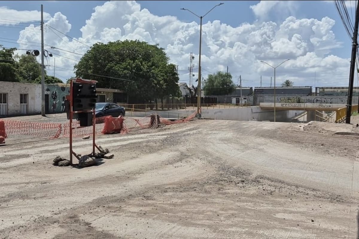 Lluvias solo retrasarían uno o dos días las obras de drenaje en Cajeme