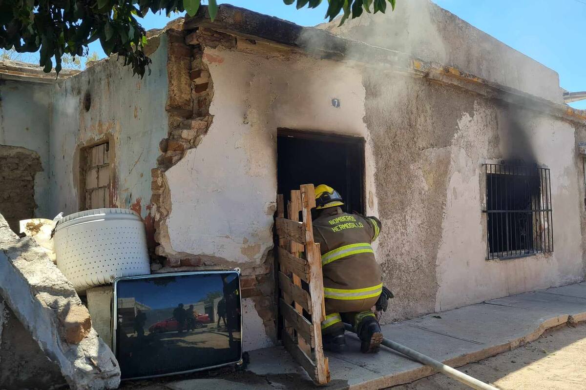 Se incendia casa en la colonia Pimentel