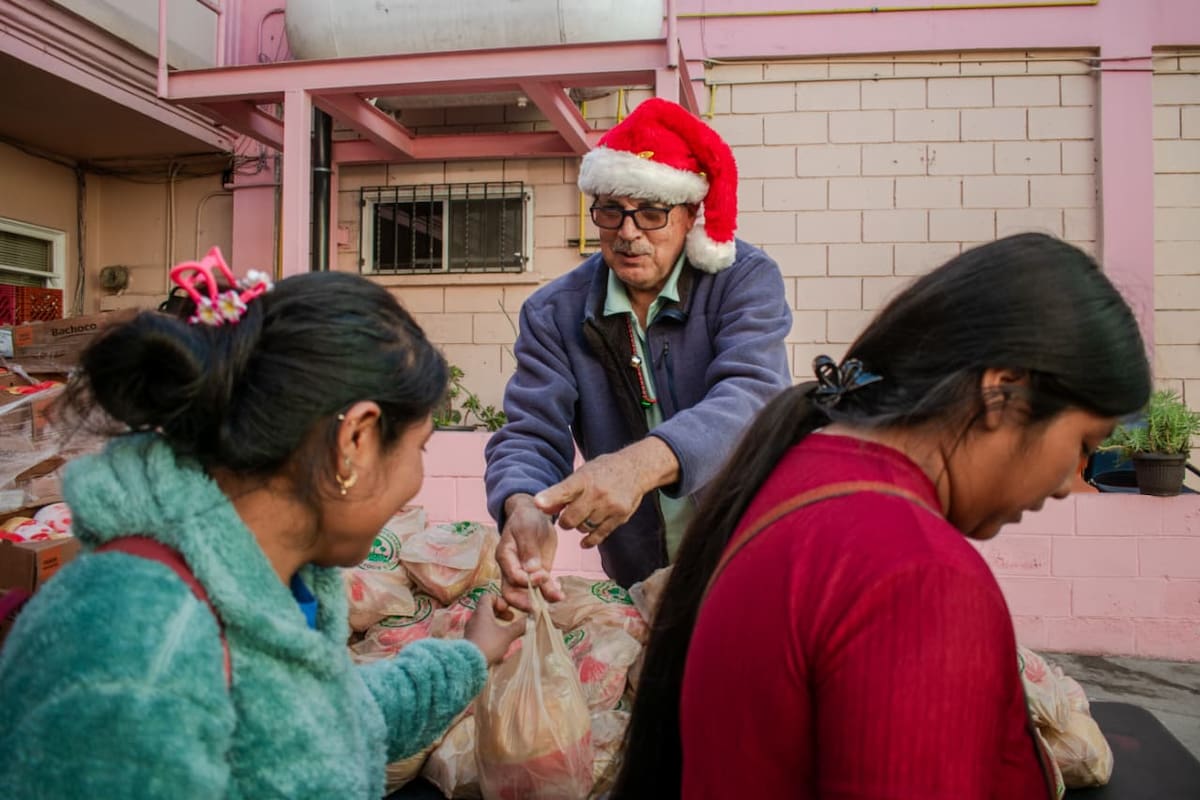 Las familias favorecidas proviene de colonias ubicadas en la periferia de la ciudad. Foto: Border Zoom