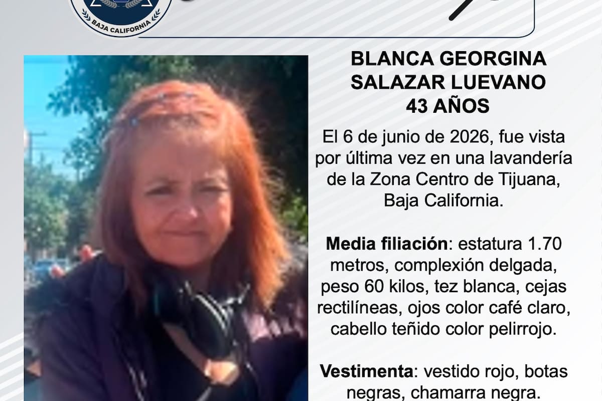Se busca a Blanca Georgina Salazar Luevano de 43 años