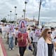 Marchan en Ensenada para exigir justicia por Carolina Flores, ex reina de belleza asesinada en Ciudad de México