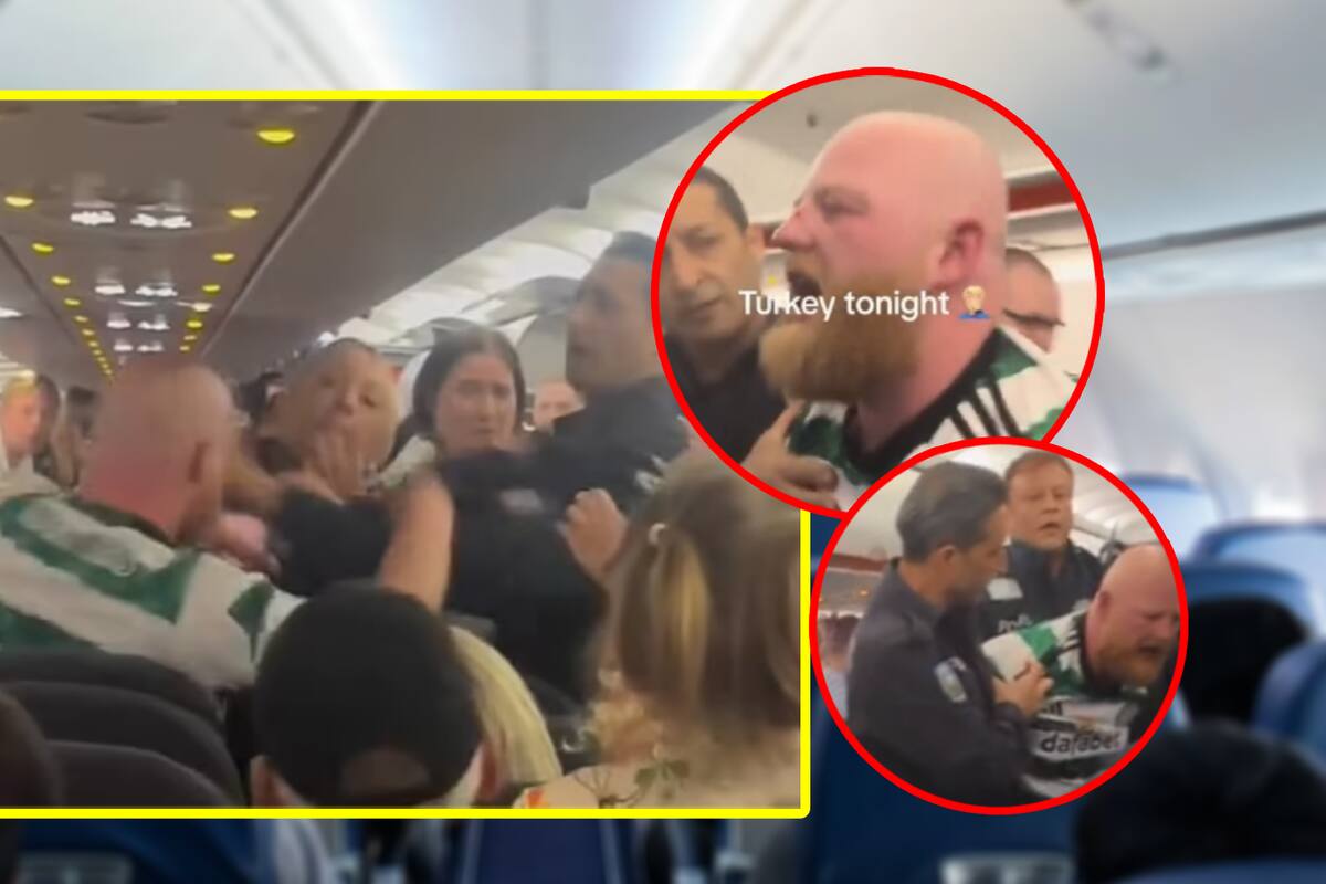 VIDEO: Hombre ebrio golpea tripulación en vuelo hacia Turquía