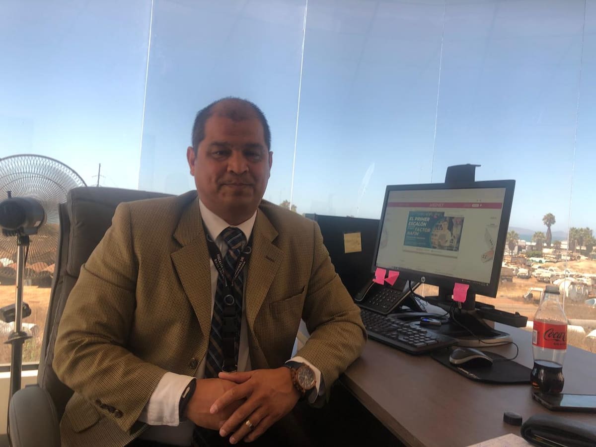 Arturo Mandujano Quezada, fiscal regional de Rosarito.