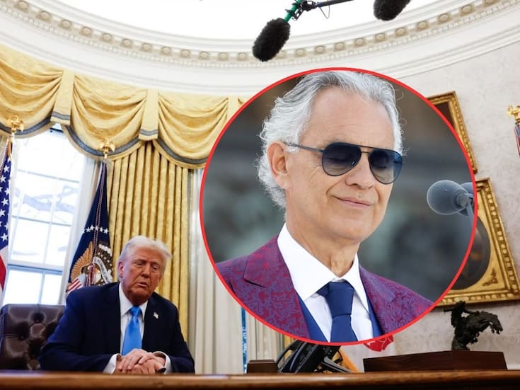 Andrea Bocelli canta para Donald Trump en la oficina oval de la casa Blanca | VIDEO