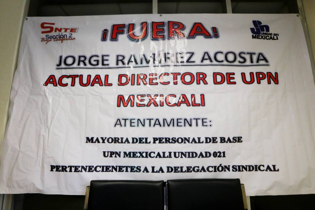 Docentes de la UPN exigen la renuncia del director de la institución