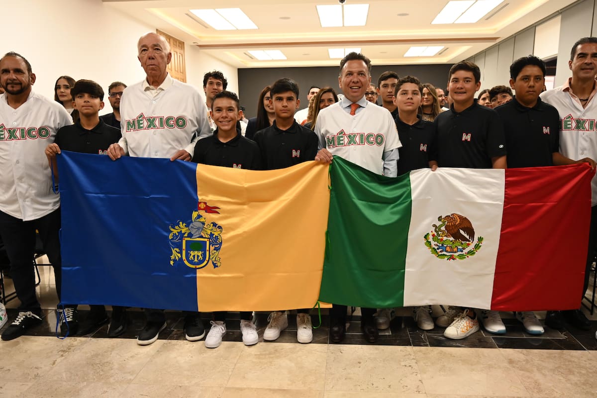 Abanderan al representativo mexicano que participará en la Serie del Caribe Kids 2025