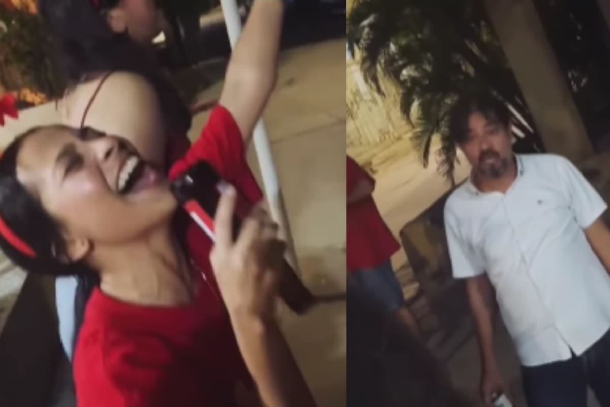 Hombre va a recoger a su hija de una fiesta, pero al final terminan cantando juntos ‘La gata bajo la lluvia’ con emoción
