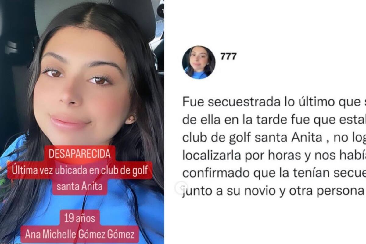 Ana Michelle Gómez y su novio desaparecen tras ir a Club de Golf en Jalisco; Fiscalía indaga sus actividades