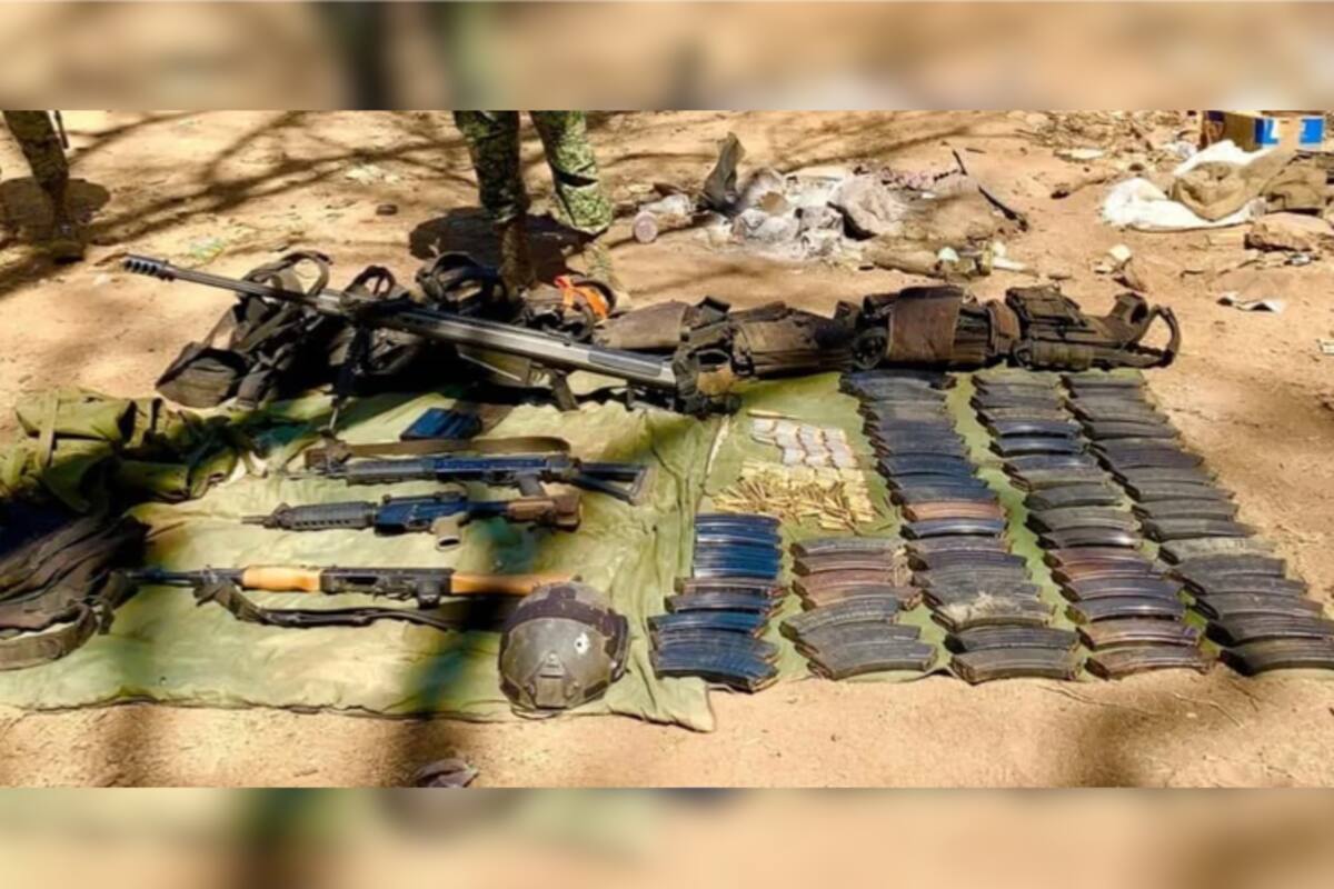 Operativo en Mazatlán: aseguramiento de armamento y artefactos explosivos