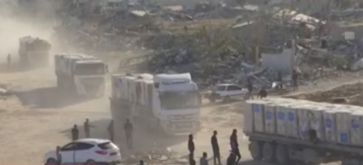 La ayuda humanitaria en Gaza es insuficiente para la población. / CNN.