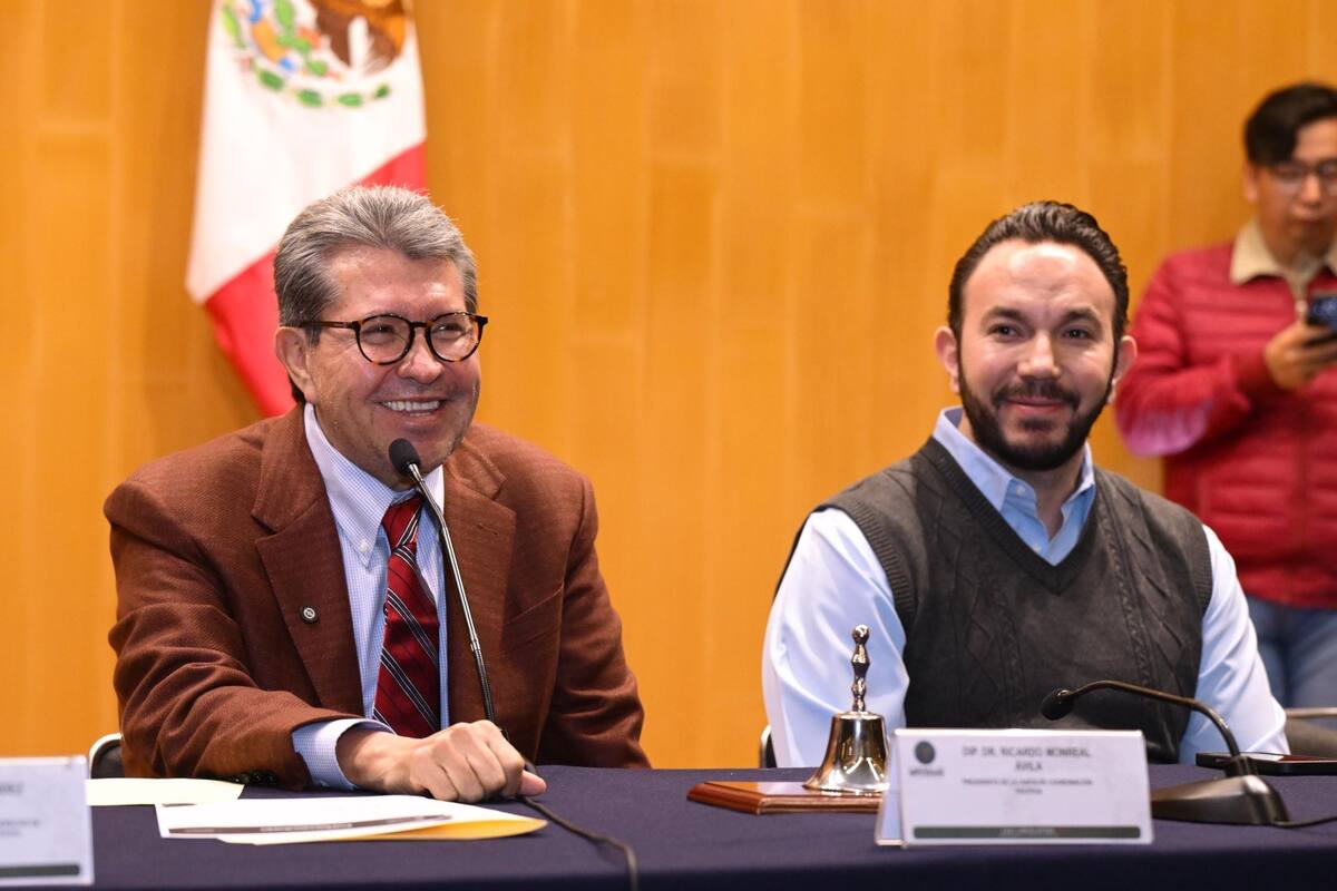 El diputado Ricardo Monreal y Faruk Miguel Take. | (X @FarukMTake)