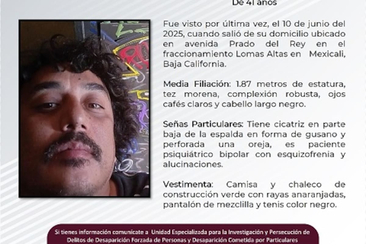 Familiares buscan a Abdiel David García Figueroa