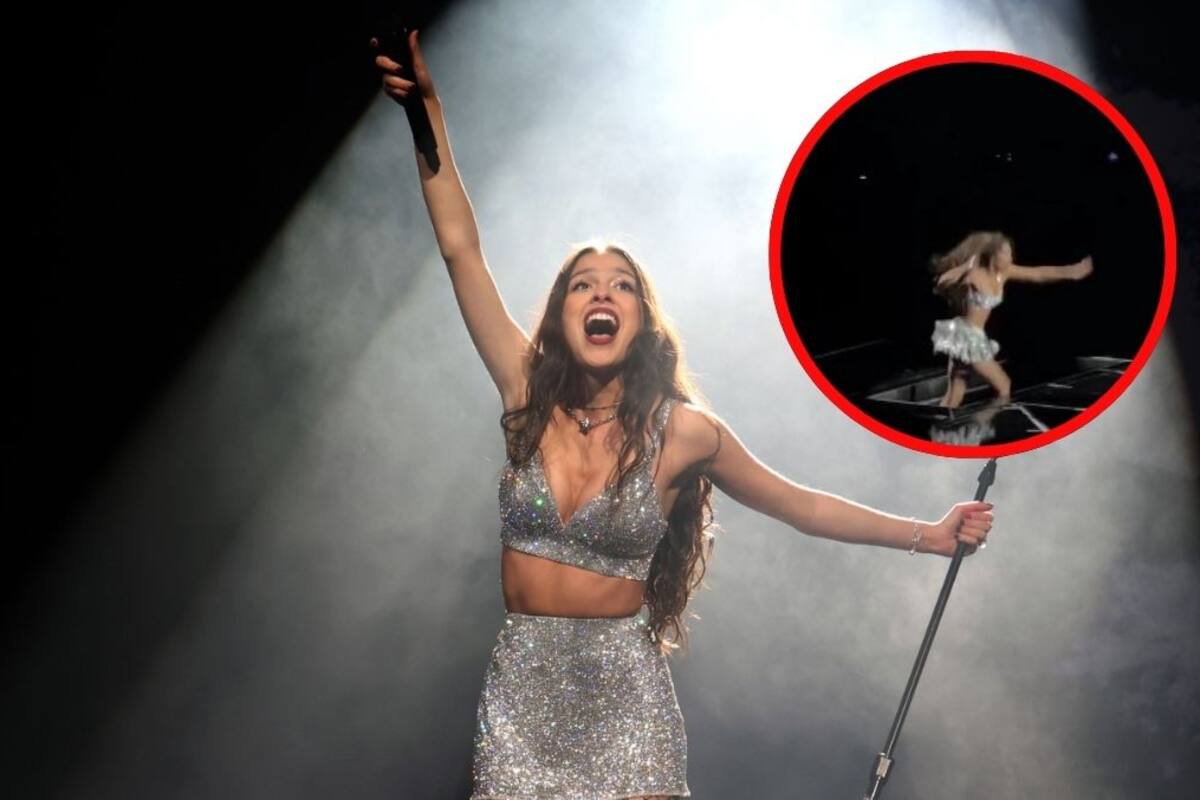 Olivia Rodrigo sufre caída en pleno concierto en Melbourne durante su tour ‘Guts’