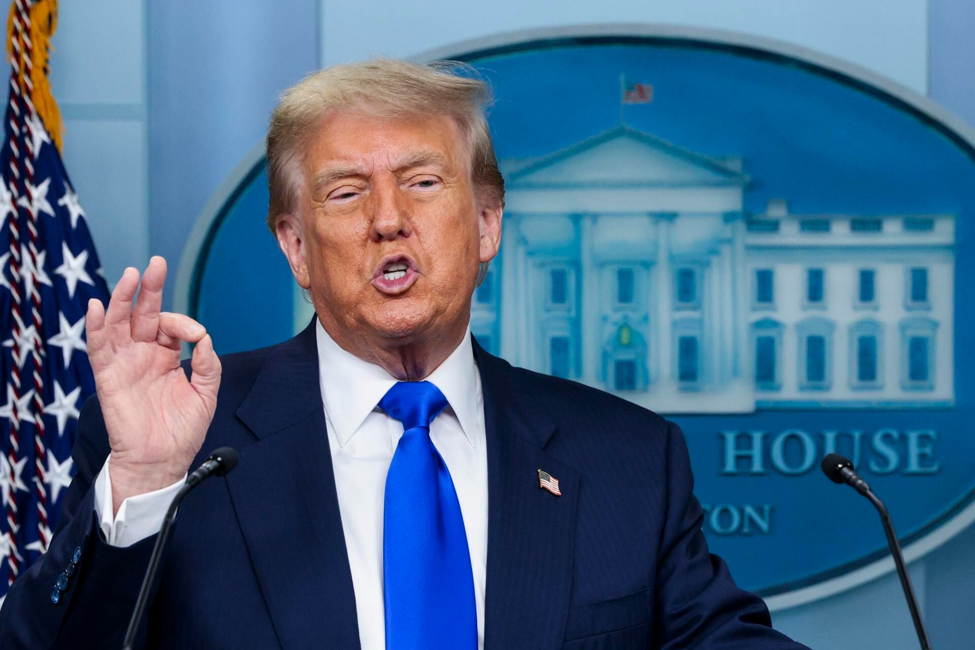 Trump ordena cortar los fondos federales a cualquier ONG implicada en disturbios. Foto de archivo del presidente de EEUU Donald J. Trump. EFE/SHAWN THEW