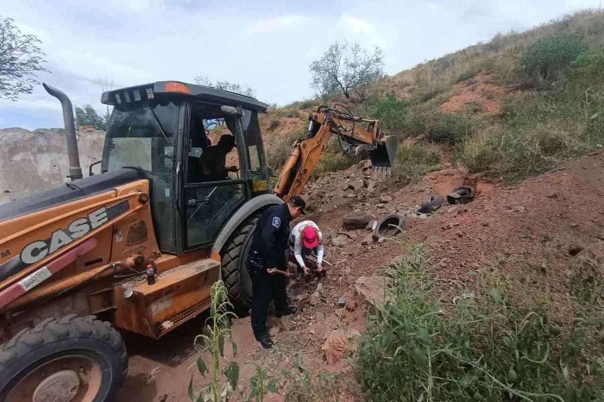 Hallan segunda osamenta en predio abandonado de Nogales