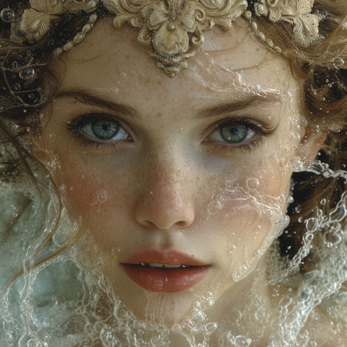 La imagen generada por la IA captura la complejidad de la figura mitológica, reflejando su conexión con la belleza, la sensualidad y el amor.