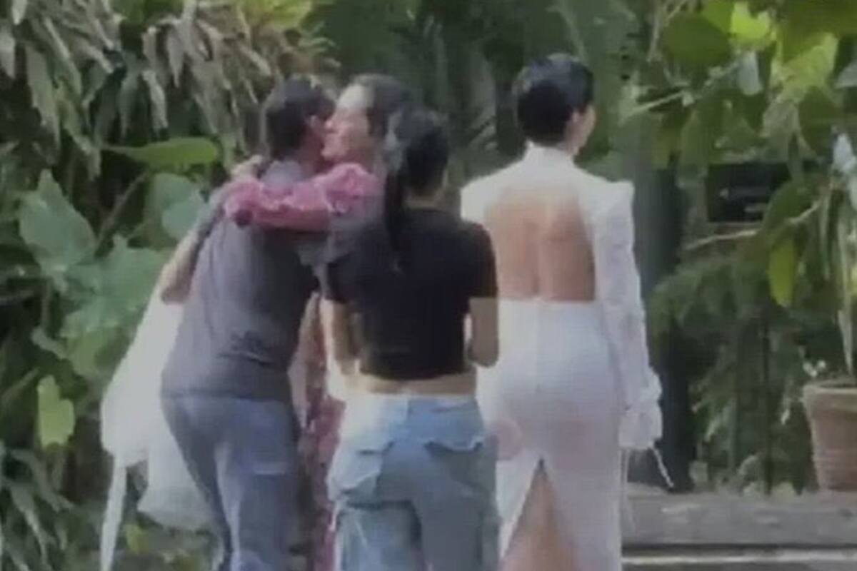 Captan a Ángela Aguilar vestida de novia en medio de rumores de boda con Christian Nodal