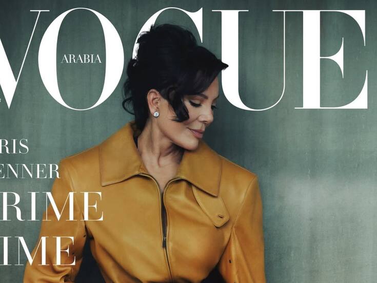 Kris Jenner deslumbra con su nuevo rostro en la portada de Vogue Arabia