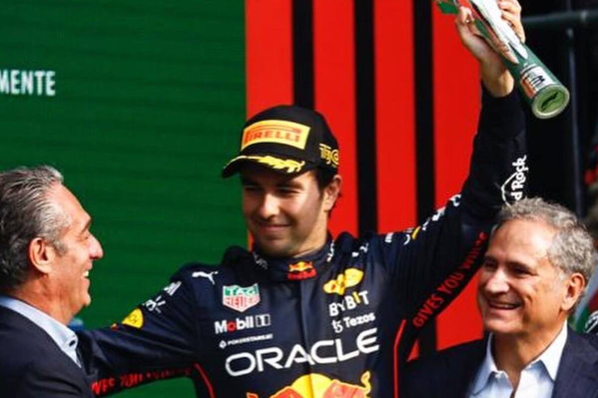 Checo habría quedado 2° de no ser por una tuerca, según el jefe del Red Bull