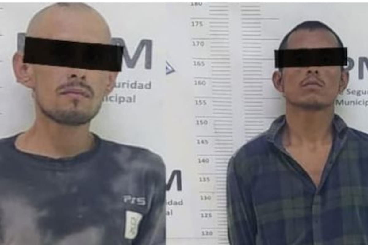 Detienen a dos hombres con cuchillos; los relacionan con intento de robo de motocicletas en Plaza La Gran Vía