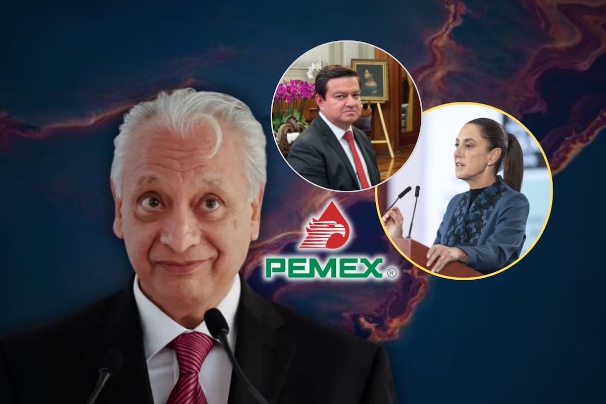 Luego de enfrentar adeudos, presión financiera, retos de producción y cuestionamientos por derrames de hidrocarburos en el Golfo de México, Pemex cambió de director con la salida de Víctor Rodríguez y el nombramiento de Juan Carlos Carpio, aunque Sheinbaum negó que el relevo esté relacionado con esos incidentes