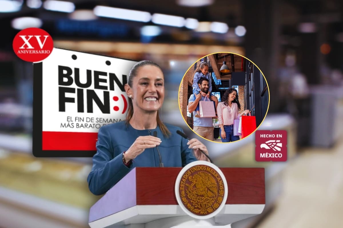 Claudia Sheinbaum y empresas privadas cambian la fecha de El Buen Fin para que coincida con el megapuente de noviembre