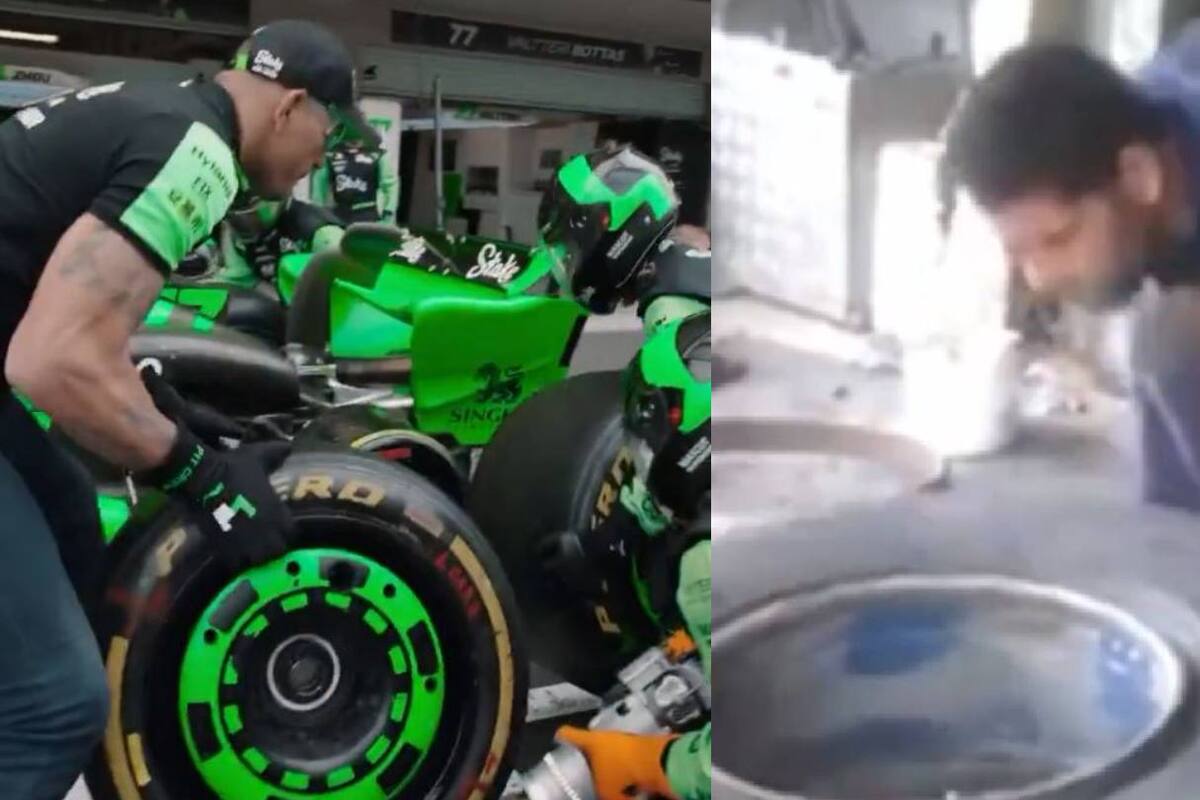 Alex Pereira vuelve a cambiar neumáticos, pero ahora en la Fórmula 1