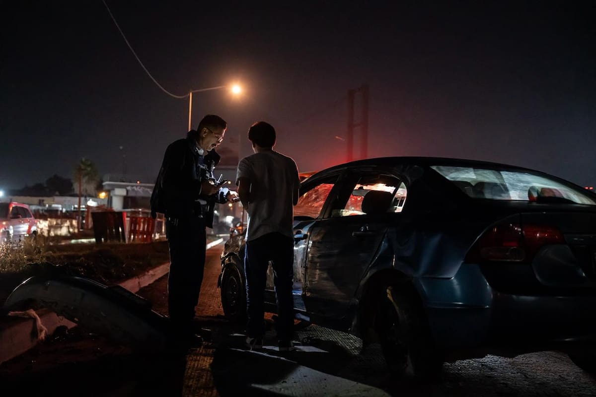 Registran accidente en Vía Rápida Poniente, sin lesionados